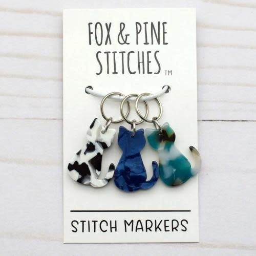 Bold Cat Stitch Markers