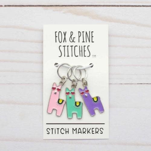 Chillin Llam Stitch Markers