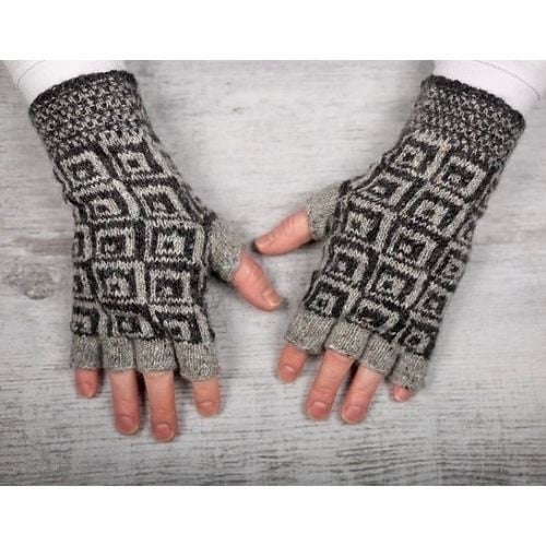 Hypno Mittens-Fingerless Gloves