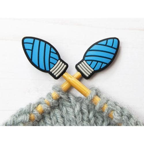 Merry and Bright Blue Stitch Stoppers