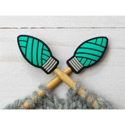 Merry and Bright Teal Stitch Stoppers