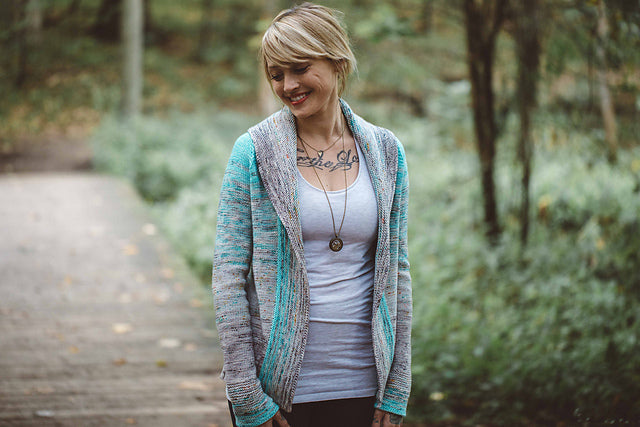Comfort Fade Cardi by Andrea Mowry Pattern – Sue2Knits and Yarn