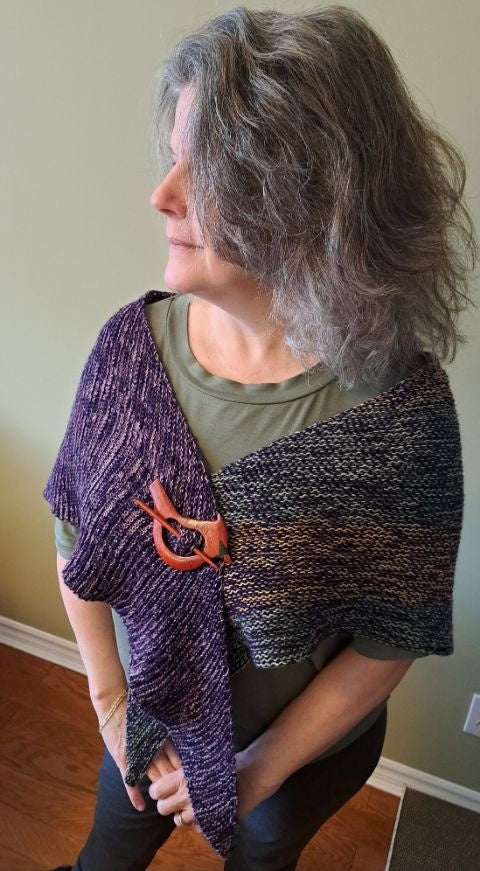 Beverley Beginner Diagonal Shawl_