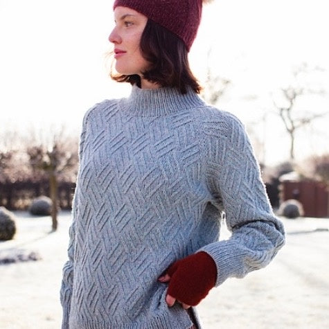Checkerplate sweater by Lily Kate France
