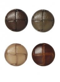 buttons mock leather