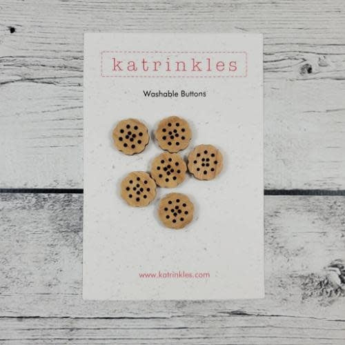 Flower-buttons-cherry-3-4-inch-card-of-6