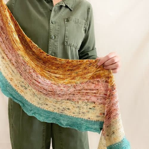 Fourever Cresscent Shawl-