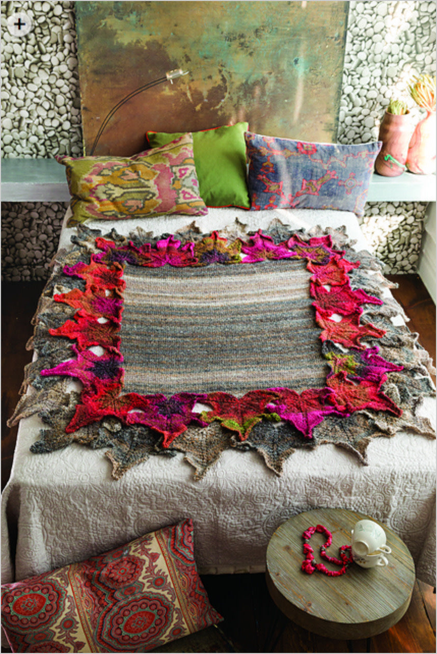 Leaf Afghan pattern by Anna Stoklosa