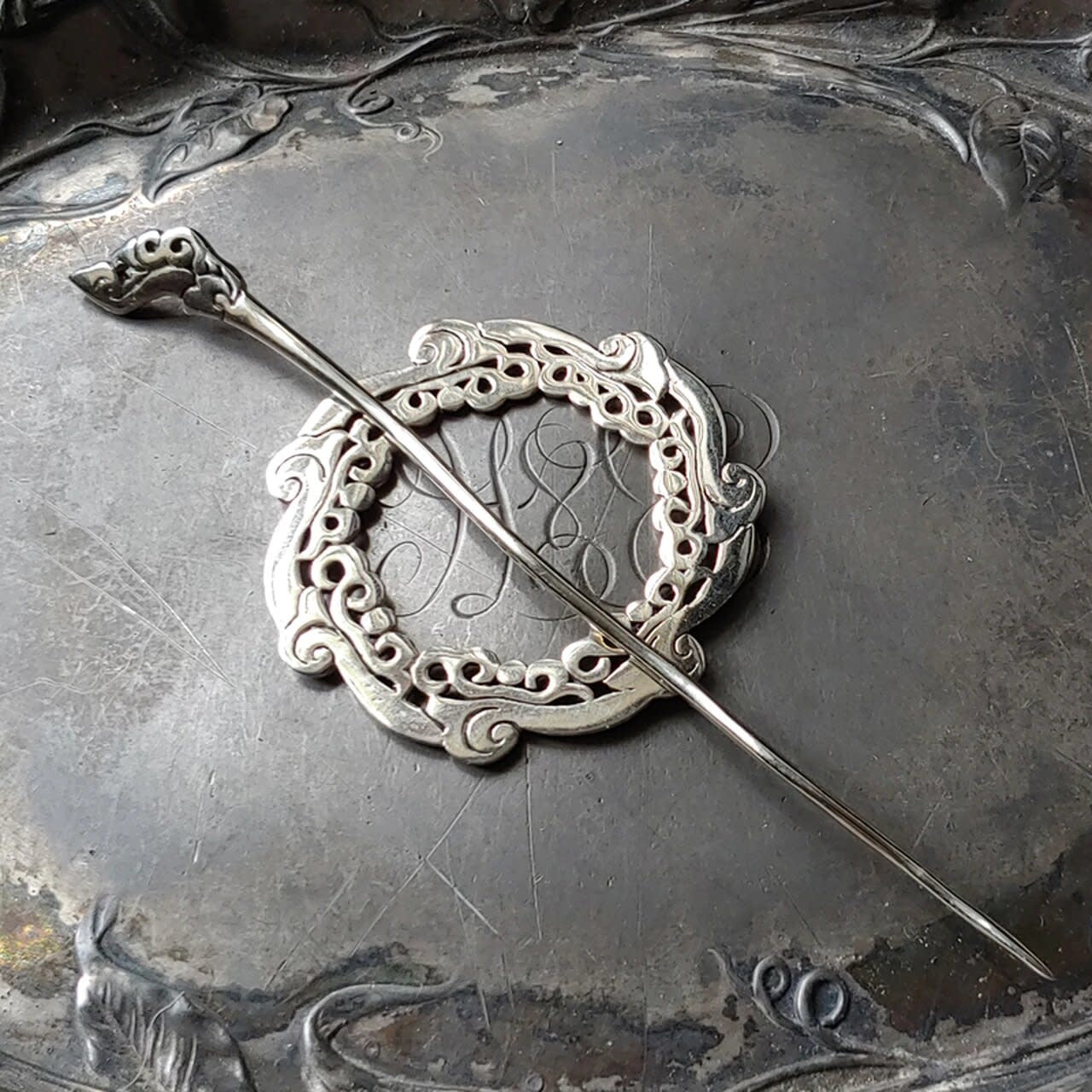 Waterfall Shawl Pin2