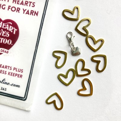 Brass Hearts stitch markers4_400.jpg